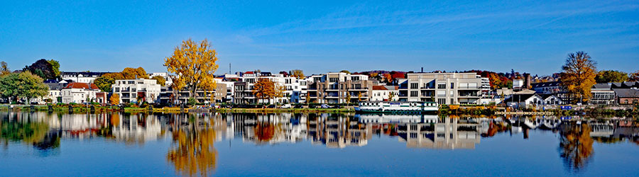 Ruhrstausee in Essen Kettwig